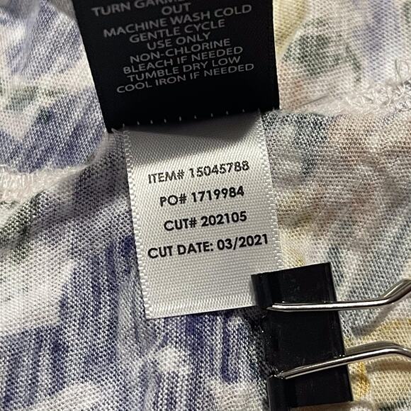 Torrid Top Babydoll Cottage Prairie Retro Whimsical Shabby Spring Floral 3 3X - Picture 4 of 5